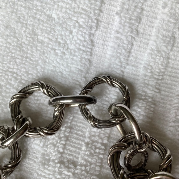 Peter Thomas Roth Signature Classic Sterling Silver Link Bracelet SZ M - Picture 13 of 16